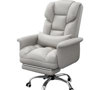 ASYHONG Silla de Back Office de Alto ergonómica con Silla de Put gerencial ejecutiva de fútbol con reposabrazos y característica reclinable, c KeYJ