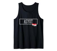 Asyut Egypt Country Family Trip Travel EG Hombres Mujeres Camiseta sin Mangas