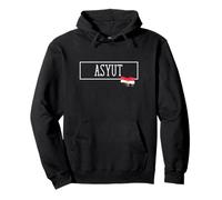 Asyut Egypt Country Family Trip Travel EG Hombres Mujeres Sudadera con Capucha