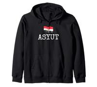 Asyut Egypt Country Family Trip Travel EG Hombres Mujeres Sudadera con Capucha