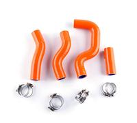 ASYXPCRH Compatible con KTM 450 SXF 450SXF 2012 2013 2014 2015 manguera y abrazaderas de silicona de alto rendimiento (naranja)