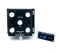 AT-14 - Kit de interruptor de antena remota coaxial de 4 vías, 500 W PEP 1.8 MHz-60 MHz SO-239, conectores AT14 de alta resistencia