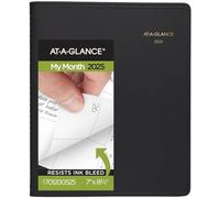 AT-A-GLANCE Agenda 2025, mensual, 7 x 8-3/4 pulgadas, mediano, negro (701200525)