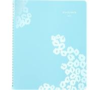 AT-A-GLANCE Agenda semanal y mensual 2023, 8-1/2 x 11 pulgadas, grande, Wild Washes Teal (523-905)
