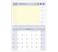 AT-A-GLANCE Calendario 2026 de pared y escritorio, mensual, 11 x 8 pulgadas, pequeño, bloques diarios de 1.25 x 1.25 pulgadas, QuickNotes (PM502826)