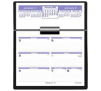 AT-A-GLANCE Calendario de escritorio y base 2023, Flip-A-Week, 5-1/2 x 7 pulgadas, juego completo, páginas incluidas (SW700X00)