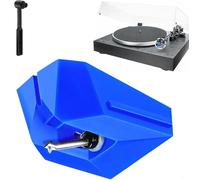 AT-ATN95E Aguja de tocadiscos, aguja de repuesto para tocadiscos Audio-Technica AT-LP120X, con cepillo de limpieza (azul)