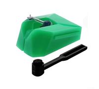 AT-ATN95E Aguja Stylus con cepillo para Audio-Technica para AT-LP120X Reproductor de discos Pieza de repuesto (verde)