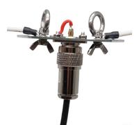 AT-DP Placa adaptadora para antena de onda corta | Conector dipolo alimentado final | Tablero de fibra de alta resistencia de 300 W con acero inoxidable 304 para anillo | Kit compacto de bricolaje