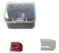 AT-For VMN95E - Lápiz capacitivo ovalado de repuesto para Audio-Technica AT-XP5 y AT-VM95, punta elíptica de 0.3 x 0.7 mil para aguja de disco de vinilo, rápido (sin cepillo)