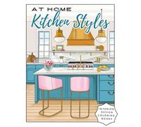 At Home Kitchen Styles Interior Design Coloring Books
