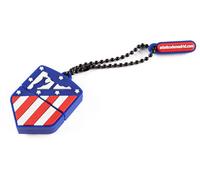 AT Madrid - Varios Pendrive 32 Gb Forma Escudo Atlético Madrid, Unisex, Rojo-Blanco