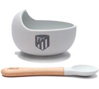 AT Madrid - Varios Set Alimentación Atlético de Madrid Silicona, Unisex, Gris