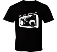at The Drive in Boombox Vaya T-Shirt Fit Casual Graphic Short Sleeve Tops Black XL