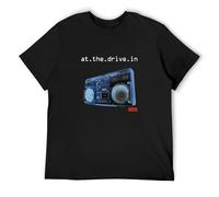 At The Drive In Vaya Rock Printed T-Shirt Short Sleeve tee Graphic Tops Mens Shirt Black S