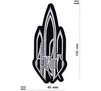 At The Gates Flames Of End Metal Band parche patch bordado con logotipo para planchar de hierro en apliques