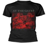 At The Gates To Drink from The Night Itself Men's T-Shirt Unisex Black Cotton Hip Hop Print tee Shirts XXL