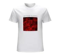 At The Gates To Drink from The Night Itself Men's T-Shirt Unisex White Cotton Hip Hop Print tee Shirts L