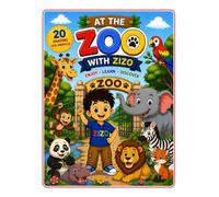 At the Zoo with Zizo: A Fun Picture Book of 20 Amazing Zoo Animals with Facts for Kids Ages 3-6