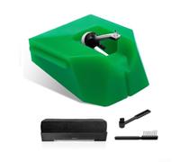AT-VMN95E - Aguja de vinilo para tocadiscos para Audio-Technica para AT-LP120X, kit de limpieza de cepillo de repuesto