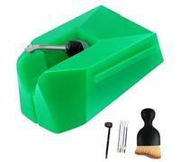 AT-VMN95E - Kit de repuesto para tocadiscos Audio-Technica AT-LP60X/LP120X USB, agujas de diamante + 2 cepillos de limpieza + alambre, fácil instalación sin herramientas, compatible con VM95E