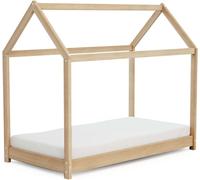 AT4 Cama infantil cabaña madera 70x140