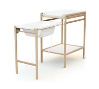 AT4 - Cambiador madera con bañera ESSENTIEL Haya barnizada