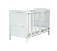 AT4 - Cuna bebé evolutiva ESSENTIEL madera - Blanco - 60 x 120-124 x 64 x 86,5 cm