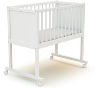 AT4 Cuna bebé madera Blanco 40 x 80 cm