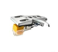 AT91 MM - Kit de carcasa de cartucho y lápiz capacitivo con soporte de aleación de aluminio para tocadiscos de discos de vinilo LP, compatible con una amplia gama de lápiz, fácil instalación