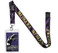 Ata-Boy Beetlejuice - Cordón reversible para gusano de arena con clip y soporte para identificación