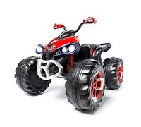 ATAA Quad eléctrico Infantil 12v - Rojo-Coche eléctrico para niños y niñas con batería 12v y Mando para Padres