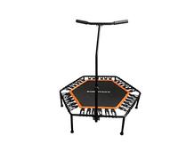 ATAA Trampolín Fitness Pro - Naranja - Mini Cama elástica para Hacer Body Jump en casa