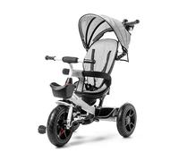ATAA Triciclo evolutivo para bebés Nile - Gris - Triciclo Infantil, Bicicleta Sin Pedales, Bicicleta Bebe, rotación 360º, para Niños, Cinturón, con Accesorios, Portavasos, Cestas