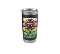 Atabey Taina Goddess Cool Puerto Rico Taino para Mujer Vaso térmico de acero inoxidable de doble pared