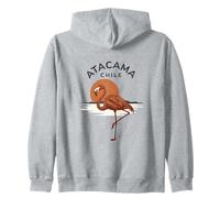 Atacama Chile Flamingo Retro Atardecer Sudadera con Capucha