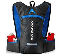 ATACAMA Mochila de Hidratacion BTT Trail Running con Bolsa de Agua 2L - Mochila Ciclismo MTB Impermeable Bolsa Hidratacion para Senderismo Mochila Running Bicicleta Ultraligera, Alpinismo, maratones