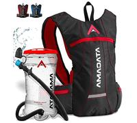 ATACAMA Mochila de Hidratacion Trail Running con Bolsa de Agua 2L - Mochila Ciclismo MTB Impermeable - Bolsa Hidratacion para Senderismo - Mochila Running Bicicleta con Vejiga Hidratación Ultraligera