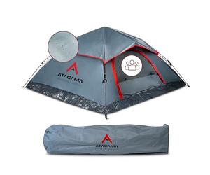 Atacama Tienda de campaña - Ultra Ligera - Compacta y Duradera Ciclismo de montaña, Supervivencia y Aventuras al Aire Libre - Tienda Pop Up para 3 Personas