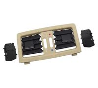 ATACDVDYEU Aire Acondicionado Deflector para BMW Serie 5 E60 E61 2003-2009 Consola Central Trasera Coche Aire Acondicionado Rejilla Ventilación CA Cubierta Panel(Beige)