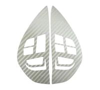 ATACDVDYEU Cubierta Decorativa para ASX para Lancer para Outlander RVR para Pajero Sport Pegatina 3D Interruptor Volante Botón Control(Plata)