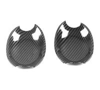 ATACDVDYEU cubierta manija puerta coche Para Everest U268 UR 2007-2014 Cubierta Protectora Antirrayas Para Manija De Puerta Un Solo Orificio(2 Small Door Bowls Carbon Fiber)