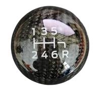 ATACDVDYEU Perilla De Cambio Marchas Fibra Carbono 6 Velocidades Para Focus Para Fiesta RS Y ST Funda Pomo cambios marcha(R R)