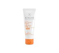 ATACHE Be Sun Protector Solar SPF 50 Color Antimanchas Facial con Color | Con Niacinamida y Ácido Hialurónico. Protección UVA/UVB y luz visible con acabado natural matificante