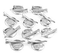 ATACT 10 PCS 30 mm Metal Brooch Needles