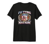 Atado de Moscas Fly Tying Nation Trucha Streamer Hackle Hook Camiseta Premium