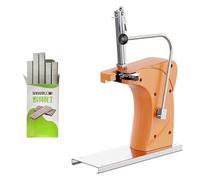 Atadora manual de bolsas con grapas en forma de U, duradera para supermercados y mercados