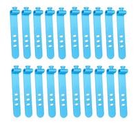 Ataduras de Silicona para Cables - Correas Reutilizables de Organización | Juego de 7.3cm Tiras Multiusos | Cinchos de Sujeción para Gestión de Alambres y Organización del Cordón.