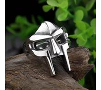 ATAGOR Goth Hip Hop Mask Rings For Men Gladiator Punk Style Egyptian Pharaoh Male Ring Classic Retro Jewelry Party Accessories