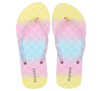 Ataiwee Chanclas para niña, sandalias de playa para niños pequeñas/grandes, sandalias de playa coloridas para niños., 5001 2310rosa, 35.5 EU